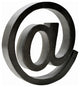 Metal Letter on 12" High, Raw Metal Finish