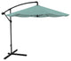 Pure Garden Offset 10' Aluminum Hanging Patio Umbrella, Dusty Green