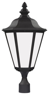 Generation Lighting Lighting 1-Light Outdoor Post Lantern, Black