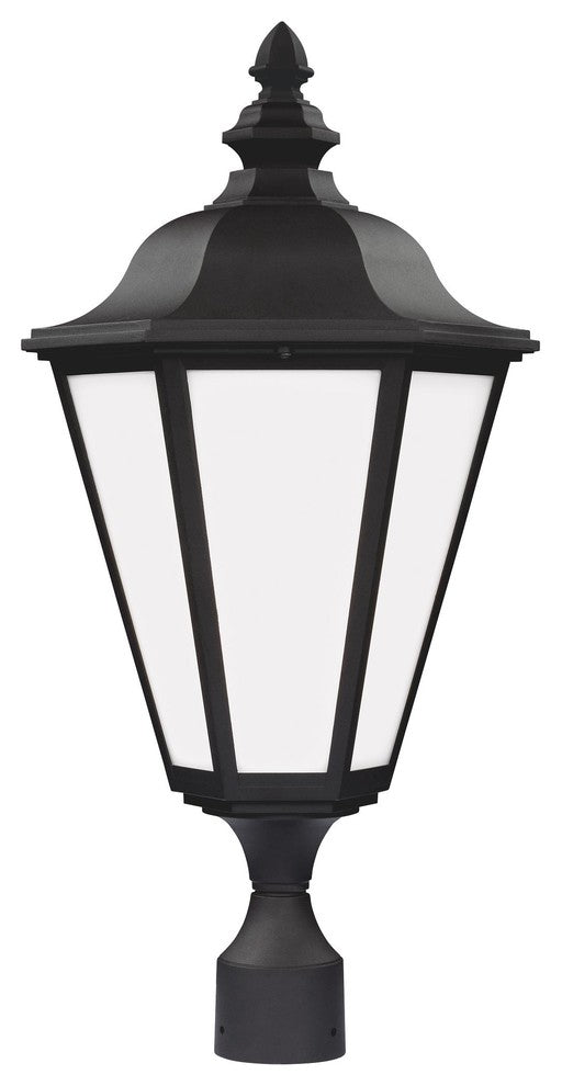 Generation Lighting Lighting 1-Light Outdoor Post Lantern, Black
