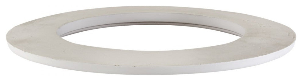 2 Spot Light Ring White Trim 8" ID x 12" OD Mini Medallion |