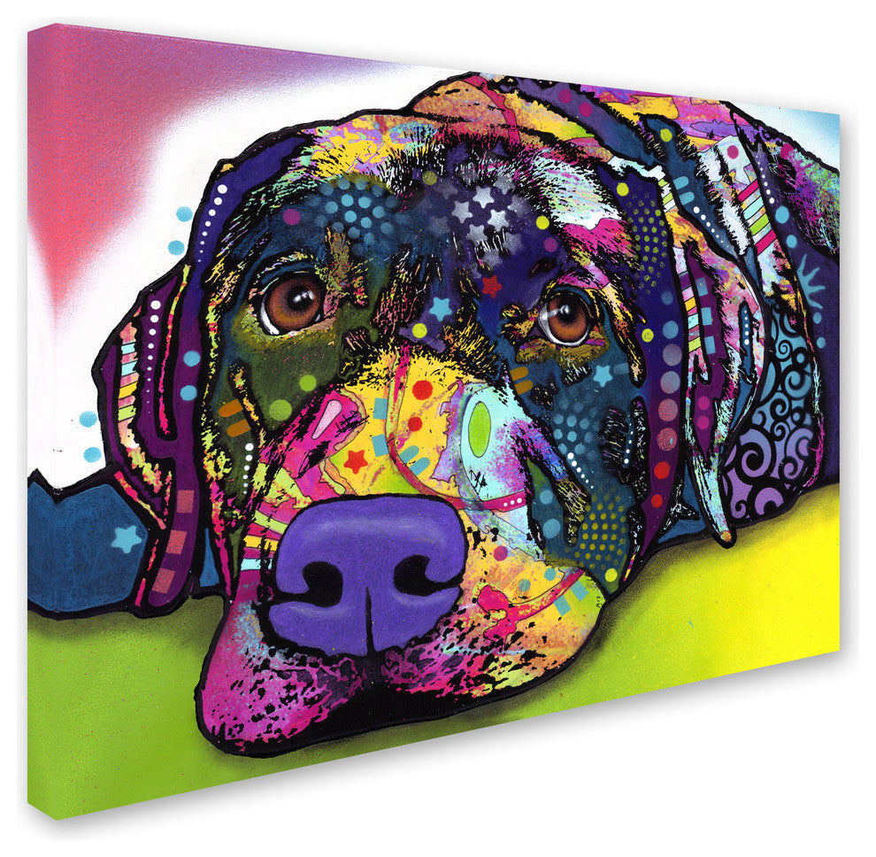 Dean Russo 'Savvy Labrador' Canvas Art, 26x32