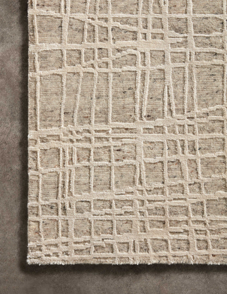 Loloi Atlas Taupe / Beige 18" x 18" Swatch Area Rug