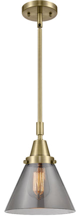 Innovations Lighting 447-1S-AB-G43-L-LED Cone 1 Light 12" Mini Pendant