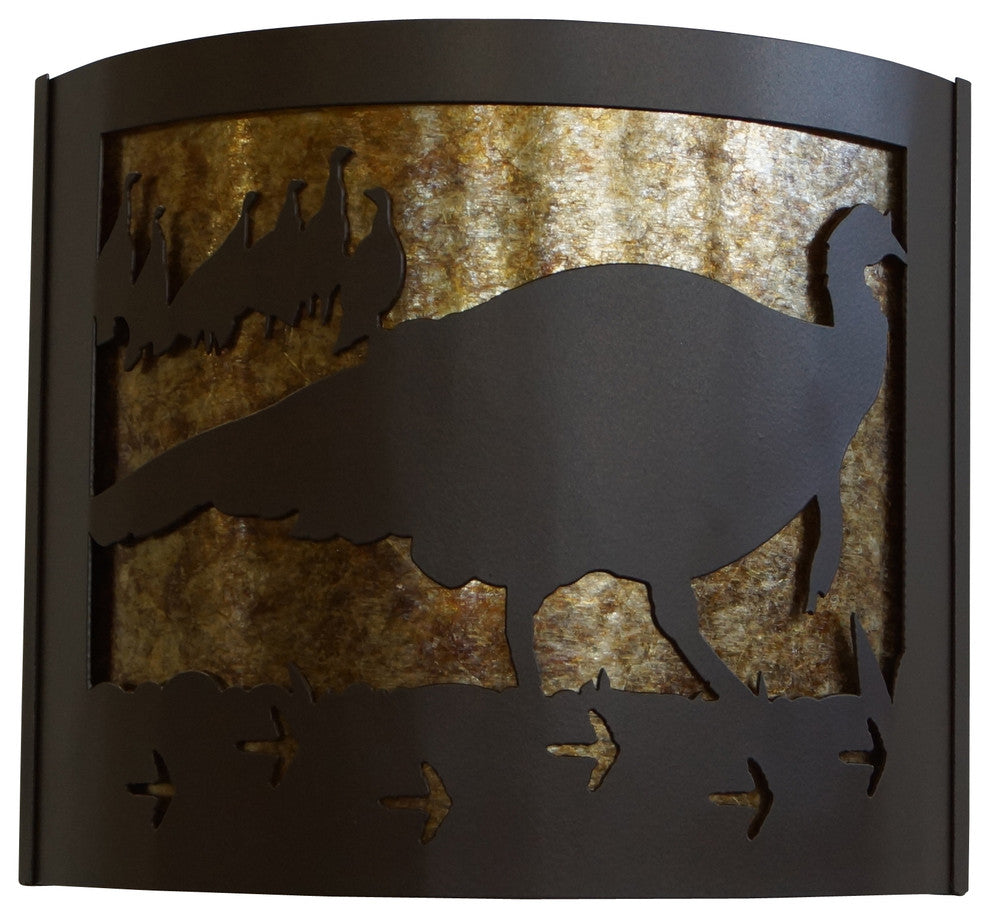 Turkey Decorative Sconce, Facing Left, 14"