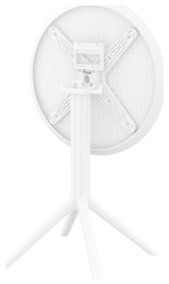 Sky Round Folding Table 24 inch White