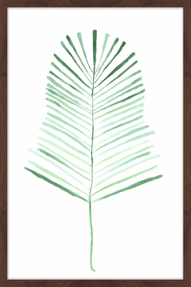 "Palm Frond" Framed Painting Print, 16"x24"