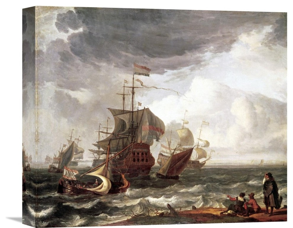 "Dutch Warships" Artwork, 16"x13"
