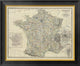 "France, 1861" Framed Canvas Giclee by Alexander Keith Johnston, 26"x22"