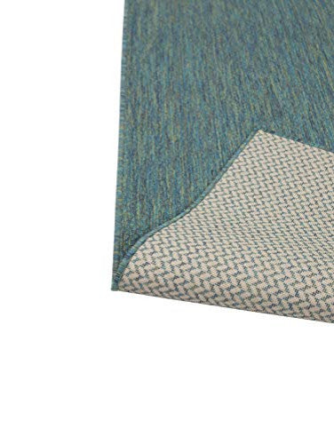 Outdoor Collection Accent Area Rug - Bacteria Resistant Rug, Dove, 5'3"x7'6"