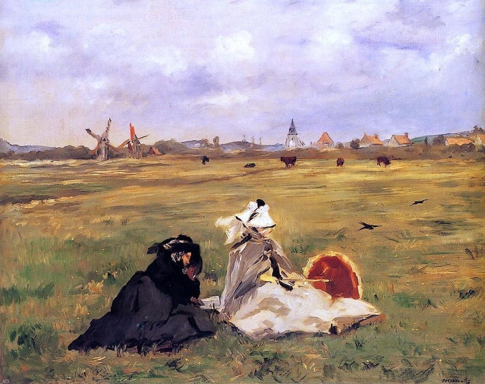 Edouard Manet The Swallows, 20"x25" Wall Decal