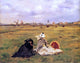 Edouard Manet The Swallows, 20"x25" Wall Decal