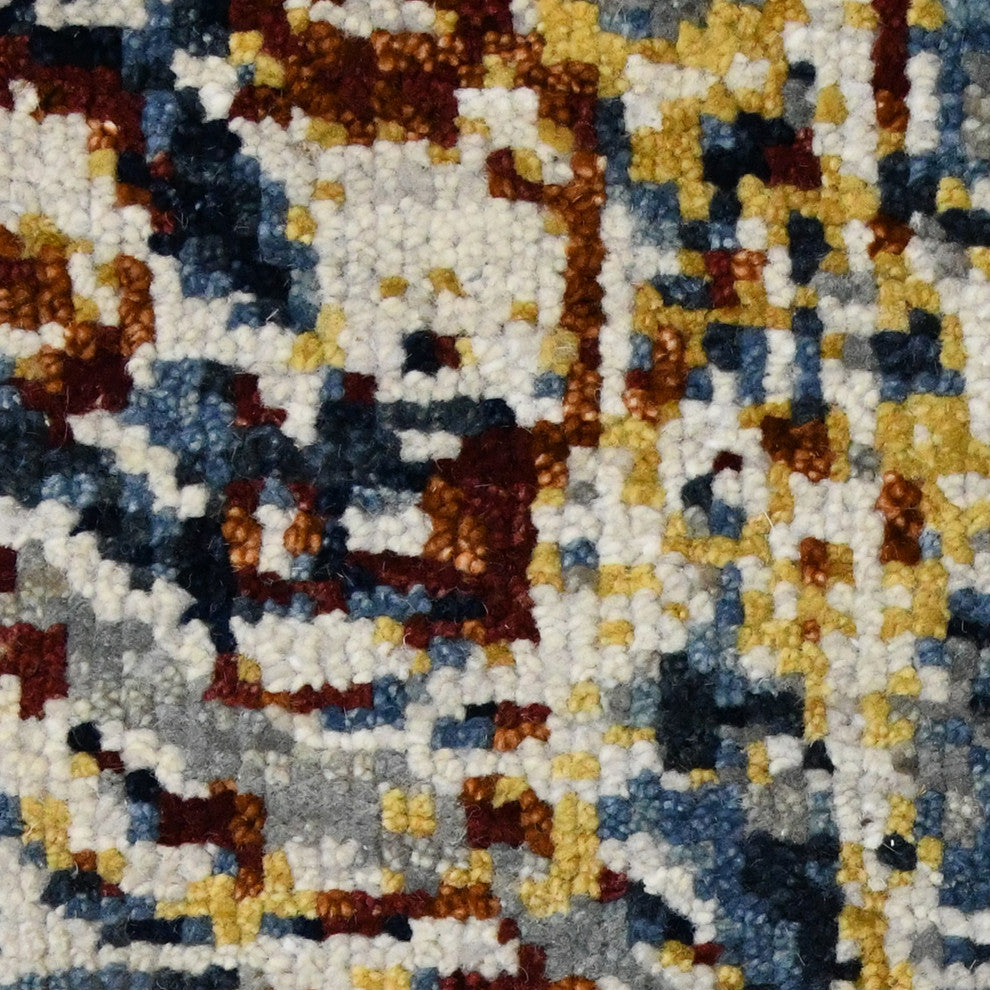 Bristol Jorenie Area Rug, Blue, 9' x 12', Bordered