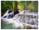 "Waterfall Huai Mae Kamin" Metal Wall Art, 3 Panels, 36"x28"