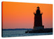 Sunset at Henlopen State Park 3 Coastal Canvas Wall Art Print, 12" X 16"