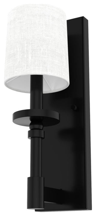Briargrove Matte Black 1-Light Sconce Wall