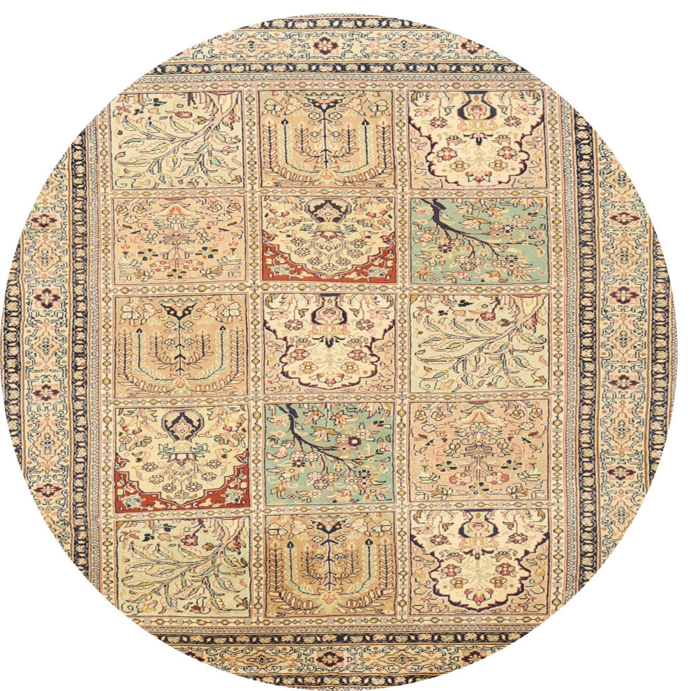 Ahgly Company Indoor Round Traditional Area Rugs, 4' Round