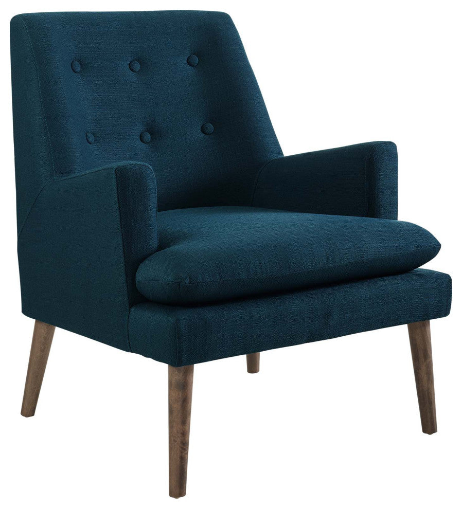 Leisure Upholstered Lounge Chair Azure
