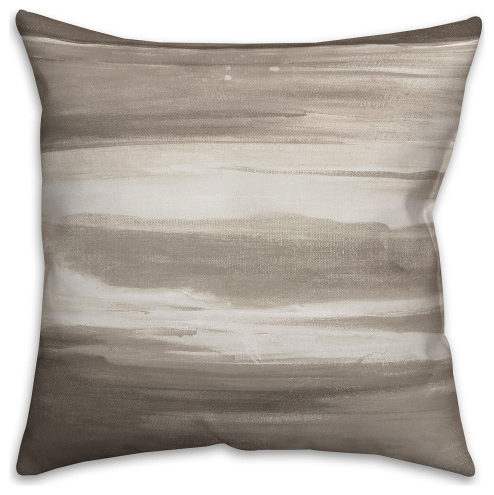 Gray Streaks 18x18 Indoor/Outdoor Pillow