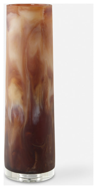 Uttermost - 18143 - Vase - Iced - Caramel And Brown