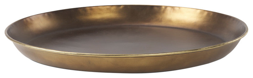 Eagan Gold Aluminium Tray, Large