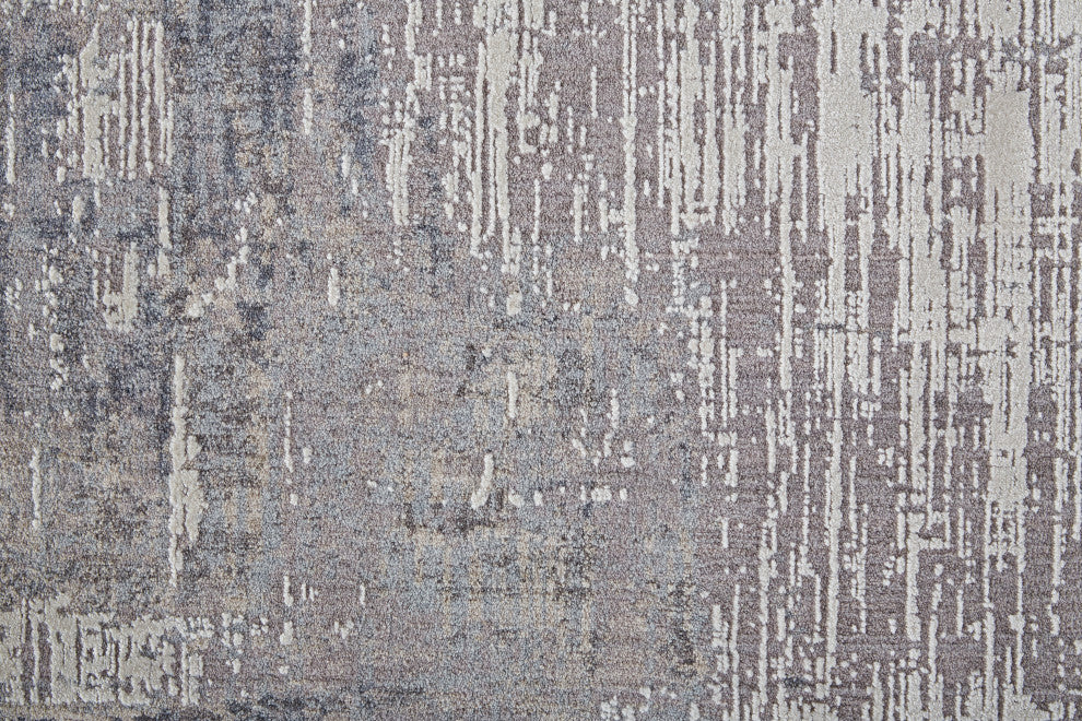 Weave & Wander Inger Rug, Gray/Blue, 1'-8" X 2'-10" Rug