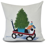 Take Me Home,Geometric Print Pillow,Light Gray, 26" x 26"