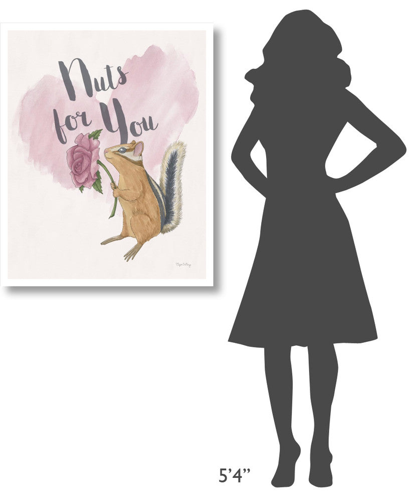 "My Furry Valentine IV" Digital Paper Print by Elyse DeNeige, 30"x37"