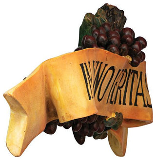Design Toscano In Vino Veritas Plaque