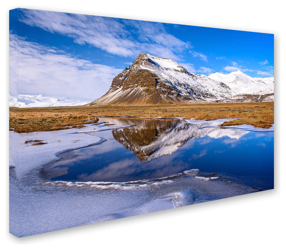 Michael Blanchette 'Glacial Mirror' Canvas Art, 47x30