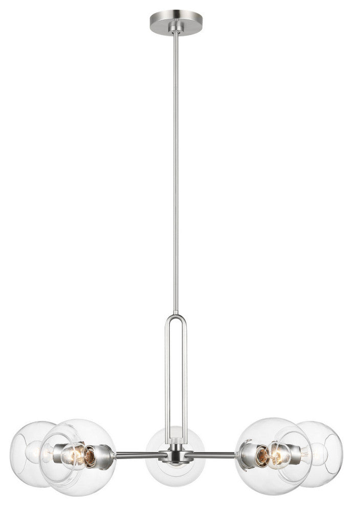 Codyn 5-Light Chandelier, Brushed Nickel