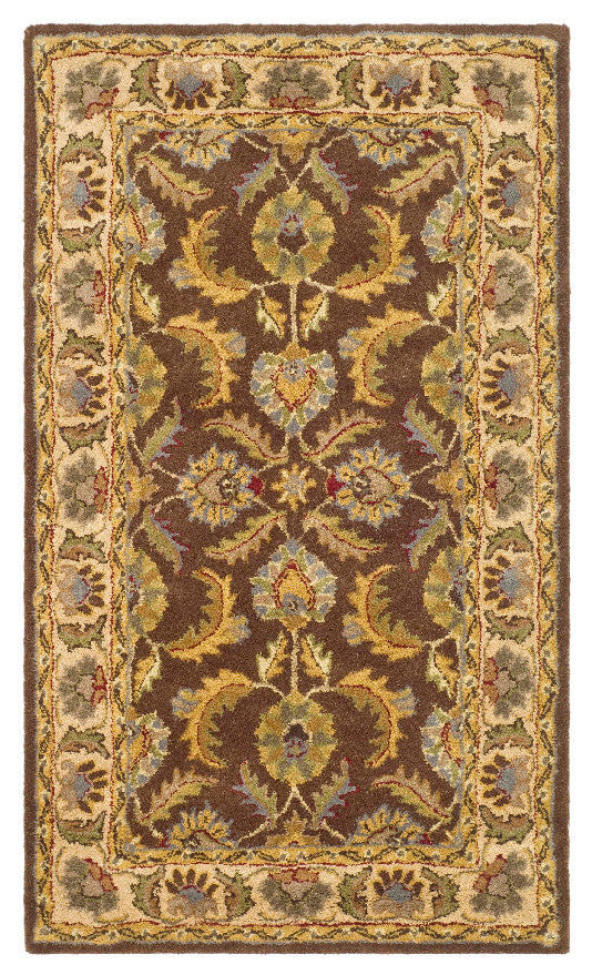Safavieh Heritage Hg451A Brown, Ivory Area Rug