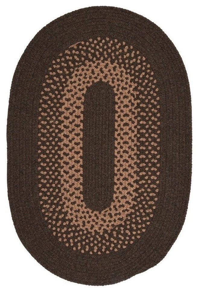 Colonial Mills Madison MD84 Roasted Brown Traditional Area Rug, Round 12'x12'