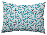 Holly Bush Accent Pillow, Turquoise, 14"x20"