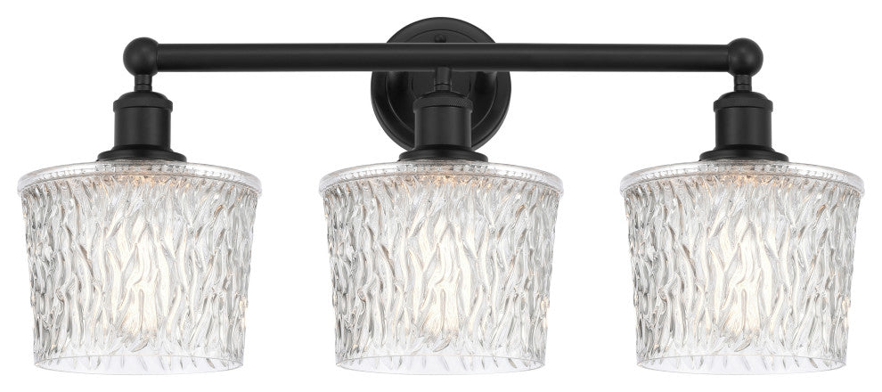 Innovations 616-3W-BK-G402 3 Light 24.5" Bath Vanity Light, Matte Black