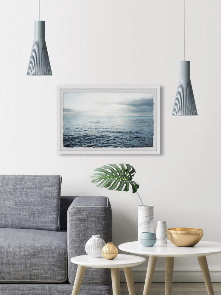 "Deep as the Ocean" Framed Painting Print, 36x24