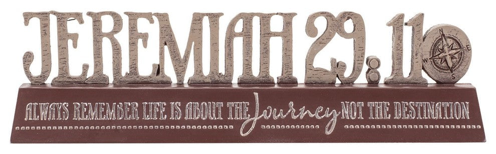 Jer.29:11 Brown Tabletop Figurine