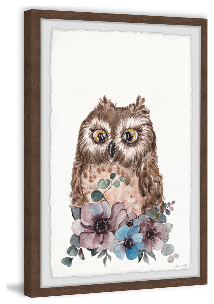 "Cutie Owl" Framed Painting Print, 24x36