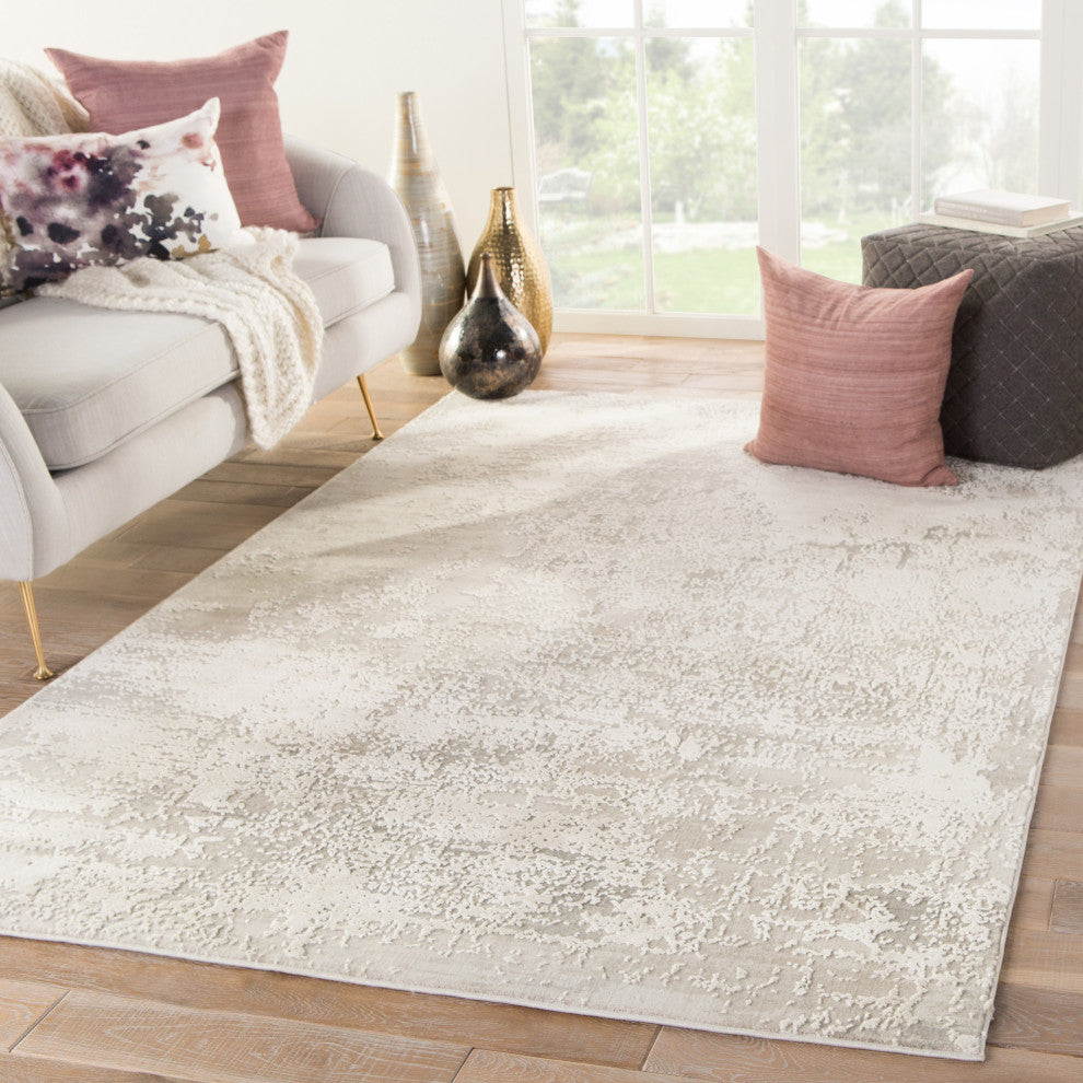 Jaipur Living Brixt Abstract Gray Rug, 3'11"x5'11"
