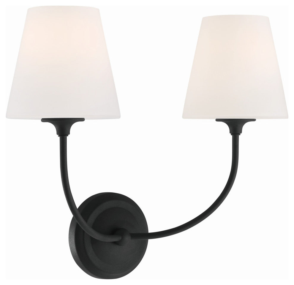 Crystorama Lighting Group 2442-OP Sylvan 2 Light 15" Tall Wall - Polished