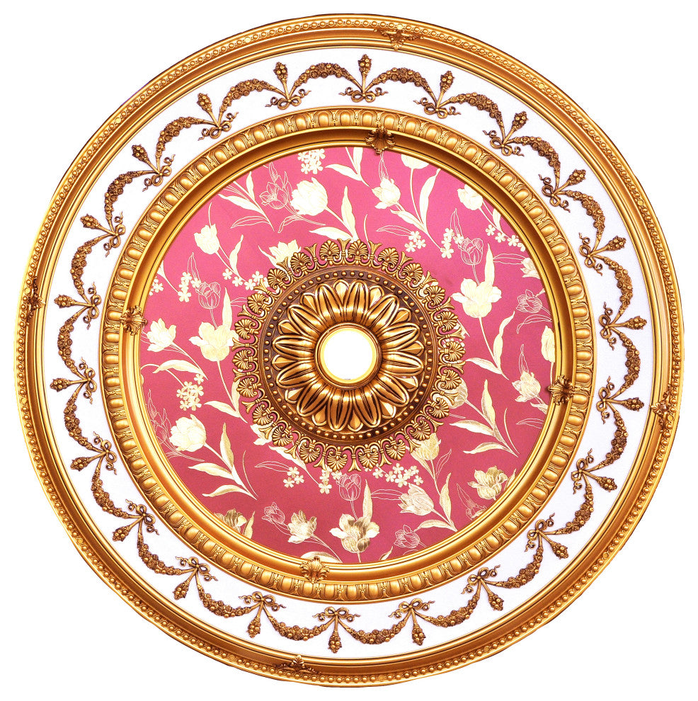 Artistry Lighting, Round 60" Antique Gold Ceiling Medallion (ART15-CF-091)