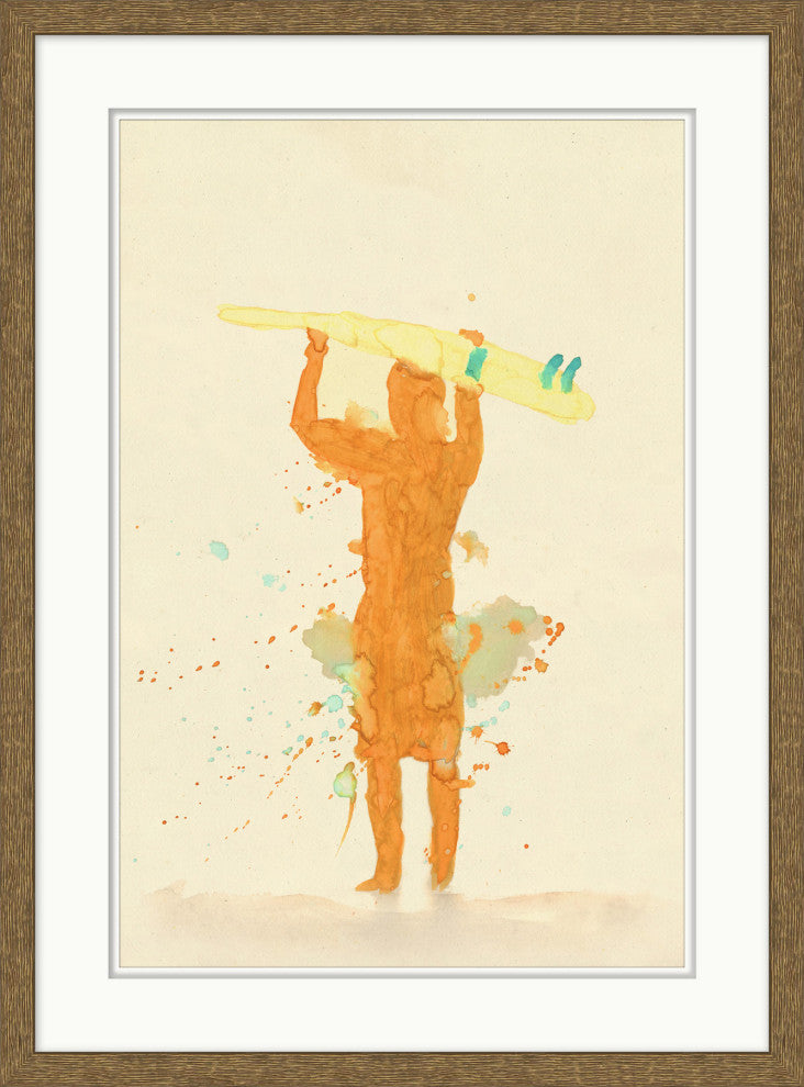 Surf Silhouette 2, Giclee Reproduction Artwork
