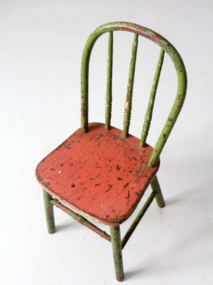 Consigned, Vintage Painted Kid's Chair