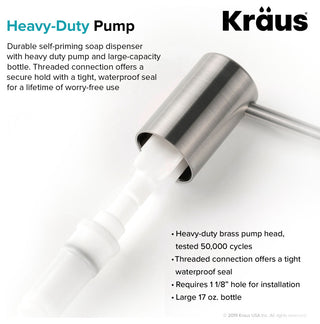 Soap Dispenser, Spot Free Stainless Steel