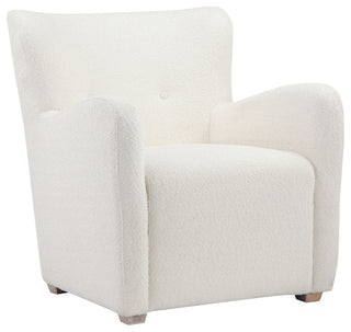 Harlow Lounge Chair Boucle White