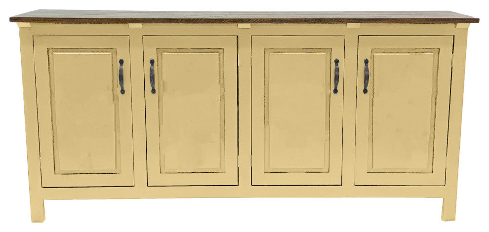 80" Modern Sideboard Buffet, Cupola Yellow