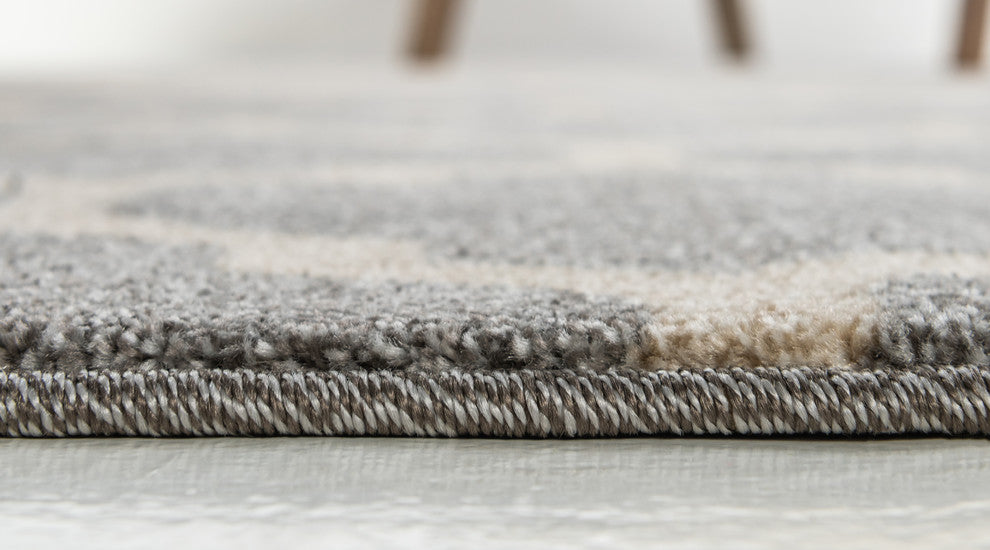 Rug Unique Loom Trellis Light Gray Rectangular 3' 3 x 5' 3