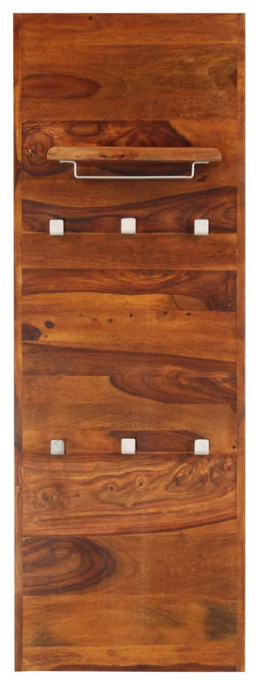 vidaXL Coat Rack Solid Sheesham Wood 46.5"x15.7"