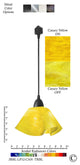 Jezebel Radiance Lily Track Light, Small, Canary Yellow