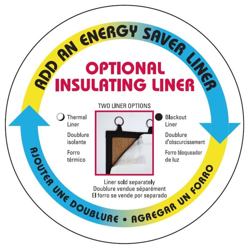 Insulating Thermal Liner for Bamboo 84" Grommet Panels
